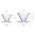 thumbnail image 3 of HLONK Home Use Coffeepot Handmade Coffee Maker Creative Coffee Kettle Plastic Filter Cup (1-4 Cups), 3 of 5