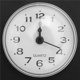 thumbnail image 1 of Reloj de ducha Yuxing Resistente al agua 7 cm Ventosa para pared color negro, 1 of 5