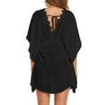 thumbnail image 3 of Swimsuit Cover Ups Women Lace V-Neck Summer Beach Cover Bikini Wear Coverups Dress for Swimwear Bathing Suit, 3 of 5