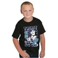 thumbnail image 3 of The Smurfs Cool Kanji Trust No One Boys Kids T Shirt Tees Tops Teen Brisco Brands L, 3 of 6