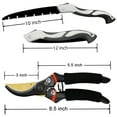 thumbnail image 5 of YUANBAO Professional Garden Pruning Kit GS-12, 8.5" Ultra Sharp Bypass Pruning Shear, 10" Long Blade Folding Saw, Garden Clipper, Garden Pruner, Gardening Scissor, 5 of 6