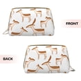 thumbnail image 3 of YFYANG Large Clutch Leather Makeup Bag, Cartoon Deer Travel Toiletries Bag, Ladies Cosmetic Storage Bag, 3 of 8