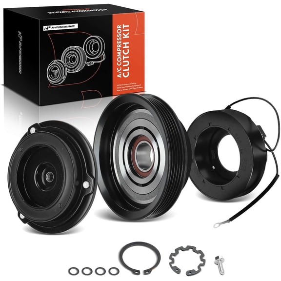 A-Premium Air Conditioner AC Compressor Clutch Kit Compatible with Toyota Camry 1987-2001, Celica 1988-1989/1996-1999, Solara 1999-2001