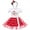 Red, variant on Baby Girl Toddler Kids Birthday Party Dress Halloween Mouse Costume Short Sleeve Princess Polka Dots Mini Tutu Tulle Dress Headband Set Christmas Carnival Fancy Dress Up 3-4 Years Hot Pink + White