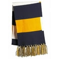 thumbnail image 2 of Sport-Tek ®  Spectator Scarf. Sta02 Osfa True Navy/ Gold/ White, 2 of 3