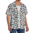 thumbnail image 2 of Kdxio Men's Hawaiian Shirt for Men Short Sleeve Shirt Mallard Ducks Wild Birds1 Summer Casual Holiday Beach Button Down T-Shirts, 2 of 5