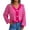 Hot Pink, variant on Vedolay Jackets Women's Casual Open Front Long Sleeve Work Business Lapel Fashion Jacket,Hot Pink L