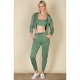 thumbnail image 6 of Cropped Cami with Zip-up Jacket and Joggers Set, 6 of 11