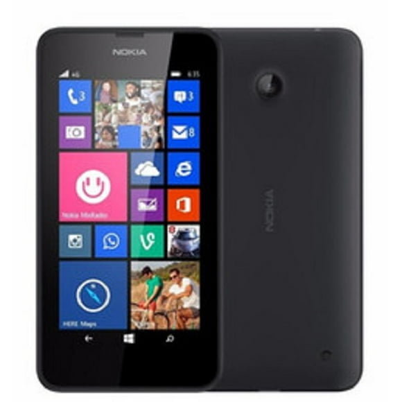 Refurbished Nokia Lumia 635 8GB Unlocked GSM 4G LTE Windows 8.1 Quad-Core Smartphone - Black