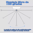 thumbnail image 4 of 2pcs Tendedero De Ropa Retráctil Carrete plata brillante, 4 of 5
