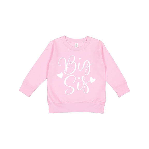 Inktastic Cute Big Sis Girls Announcement Toddler Sweatshirt
