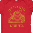 thumbnail image 4 of Inktastic Life's Better With Bees Boys or Girls Baby Bodysuit, 4 of 5