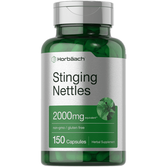 Stinging Nettle Capsules 2000mg | 150 Count | Herbal Leaf Extract Supplement | By Horbaach