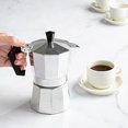 thumbnail image 3 of Primula Aluminum Espresso Maker - Aluminum - For Bold, Full Body Espresso - Easy to Use - Makes 3 Cups, 3 of 8