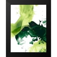 thumbnail image 2 of Vess, June Erica 12x14 Black Modern Framed Museum Art Print Titled - Emerald Swath II, 2 of 5