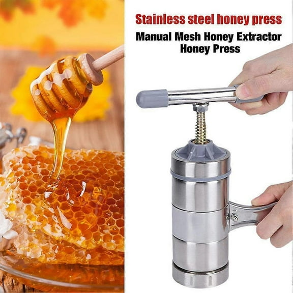Beekeeping Tools Honey Press Manual Small Stainless Steel Honeycomb Beekeeper