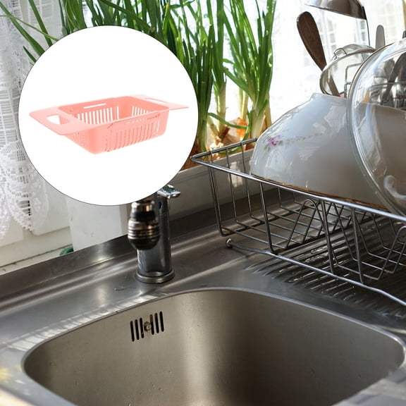 COMPUKAS Drain Basket with Handles for Washing Fruits and Vegetables, and Convenient Kitchen Strainer