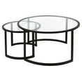 thumbnail image 4 of Evelyn&Zoe Mitera Round Nested Coffee Table, Blackened Bronze, 4 of 11