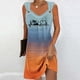 thumbnail image 1 of Puntoco Vestidos Mujer Verano Mujer Playa Impreso Elegante Estilo Casual Vestido con Cuello En V con Correa, 1 of 5