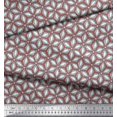 thumbnail image 3 of Soimoi Crepe Silk Fabric Geometric Mandala Decor Fabric Printed Yard 42 Inch Wide, 3 of 3