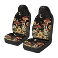 thumbnail image 4 of KUIFORTI Sunflower Mushroom Car Seat Covers Anti-Slip Two Front Only for Car Soft Comfortable Cars Interior Cover Easy Installation Suitable for Cars Sedans SUV, 4 of 7