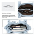 thumbnail image 5 of KL928 Women Large Purses Multi-Pocket Handbags PU Leather Tote Bag, 5 of 5
