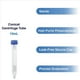 thumbnail image 3 of Tubos de Centrífuga Autónomos de 50 Ml, [Paquete de 100] Tubos de Ensayo de Plástico Con Tapones de Rosca, Tubos de Ensayo Estériles de 50 Ml Con Tapas, 3 of 5