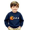 thumbnail image 3 of Gyexs Kids Halloween Shirts Crewneck Pullover, Oversized Casual Cute, Festival Outerwear, 3 of 4