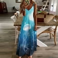 thumbnail image 3 of Jellyfish Ocean Style Sleeveless Dress for Women Clothing Female Women's Summer Skirt, 3 of 7