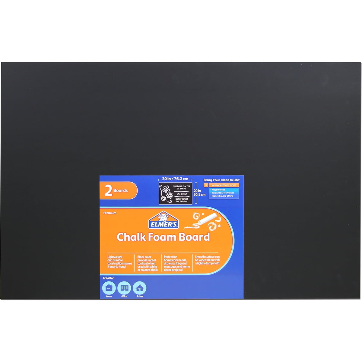 Elmer's Chalk Foam Boards 20"X30" 2/PkgBlack Walmart Canada