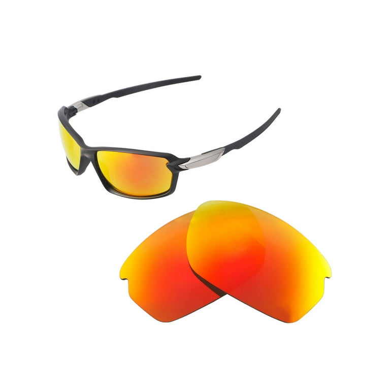 Walleva Titanium Polarized Replacement Lenses for Oakley Carbon