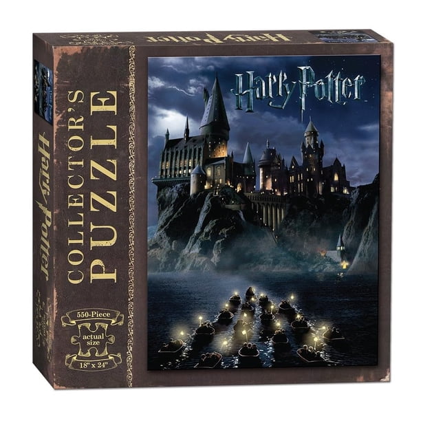USAopoly Rompecabezas del Mundo de Harry Potter de 550 Piezas | Arte de la película Harry Potter y la piedra filosofal | Mercancía oficial de Harry Potter | Rompecabezas coleccionable