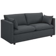 thumbnail image 3 of Modway Activate Upholstered Fabric Sofa and Armchair Set in Gray, 3 of 6