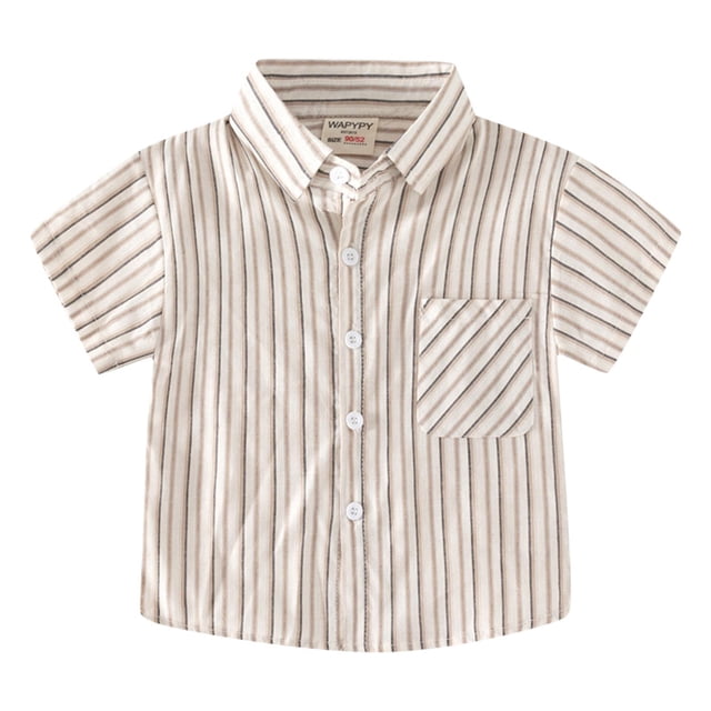 LNMQLPDBS Boys Short Sleeve Button Down Shirt Cute Shirt Boys Polo Shirt Compression Shirt Teens Clothes Newborn Clothes for Boys 18 Month Old Boy Clothes 3t Clothes Boys