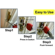 Okeba Portable Door Lock, Travel Lock, Door Locker from Inside Extra Security Measure for Airbnb, Hotel, Home, Apartment Safety