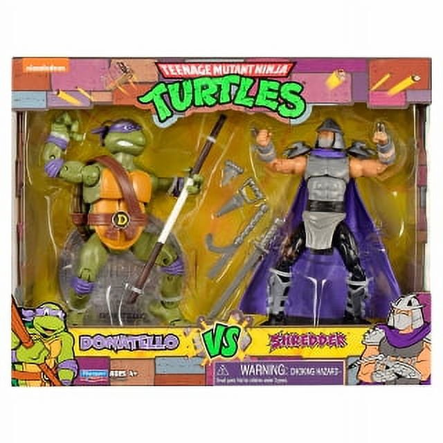 ドナテロ vs シュレッダー フィギュアセット Tmnt Classic Don Vs Shedder 2pk Af - Walmart.com
