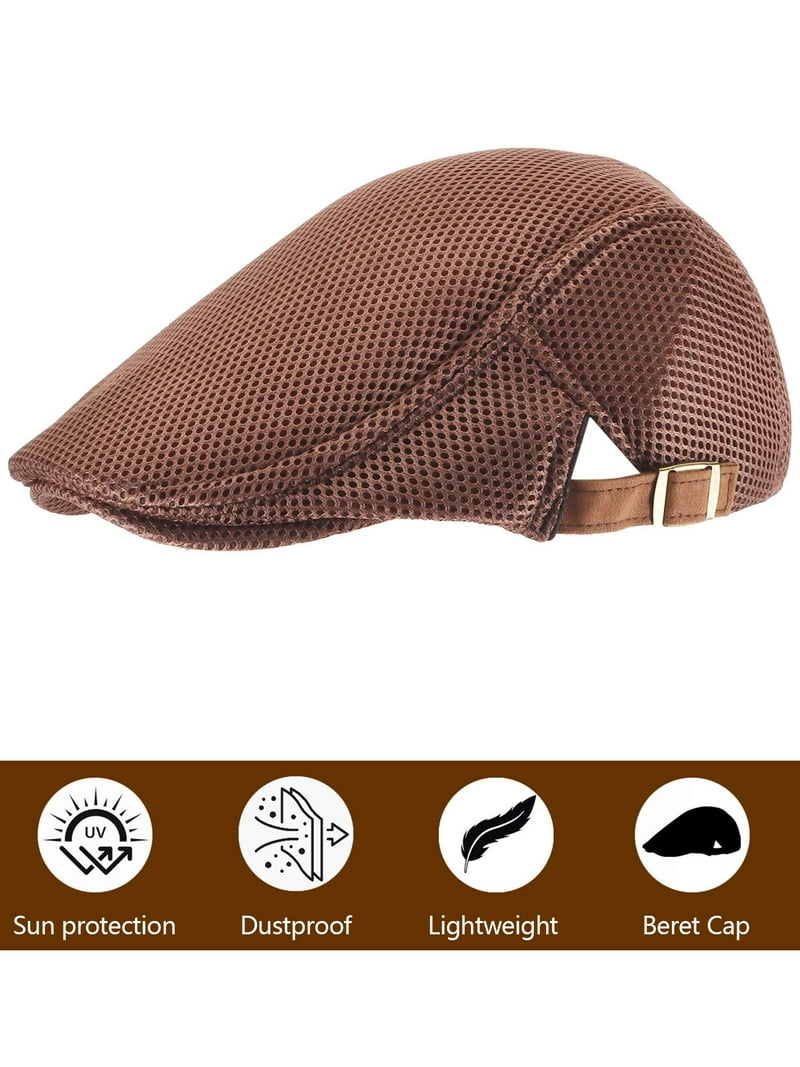 HINGTAT Casquettes Plates Pour Hommes UK Summer Newsboy Irish