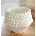 thumbnail image 3 of 100pcs Extra Large Coffee Filters (13 Inch X 5 Inch) Premium, Big, Tall Filters For 1.5 To 3 Gallon, 3 of 4