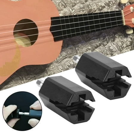 

ASKMZ 2Pcs/Set Drill Bit Fast Rotating Hexagon Head Mini Tuning Peg Winder Drill Bits for Guitar Drill Bit