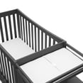 Graco Remi 4in1 Convertible Baby Crib and Changer, Gray