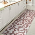 thumbnail image 5 of JONATHAN Y SANTA MONICA 2 x 10 Runner Rug, Vine All Over - Red/Beige, SMB117B-210, 5 of 10