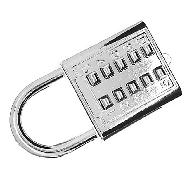 Candado de combinación de botones, candado de combinación de botones, candado de zinc para equipaje, candado de combinación con contraseña, rendimiento sólido