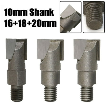 

3Pcs 10Mm Shank Cnc Bottom Cleaning Router Bit Door Lock Slotting Milling Cutter