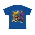 thumbnail image 2 of Unisex Heavy Cotton T-Shirt Insane Vibrant Color Train Off Track 018, 2 of 7