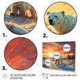 thumbnail image 3 of Designart "Adventures in Churchill, Canada I" Animals Floater Framed Canvas Art Print, 3 of 7