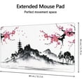 thumbnail image 3 of Japanese Hills Cherry Blossom Floral Desk Mat,Extended Gaming Mouse Pad Large Non-Slip Rubber Base Mousepad with Stitched Edges,Waterproof Desk Pad for Computer/Laptop/Work/Office/Home 31.5" X 15.7", 3 of 6