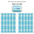 thumbnail image 3 of Big Dot of Happiness It’s a Boy - Mini Candy Bar Wrapper Stickers - Blue Baby Shower Small Favors - 40 Count, 3 of 6