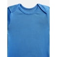 thumbnail image 2 of Wonder Nation Organic Cotton Baby Gender Boy 4PK Short Sleeve Body Suit, Sizes 0/3 Months-6/9 Months, 2 of 5