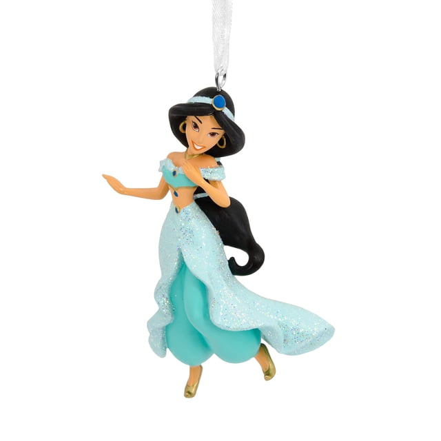 Adorno Colgante Hallmark Aladdin Jazmín con Brillantina 6x9x3 cm