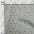 thumbnail image 1 of oneOone Cotton Poplin Fabric Dot & Chinese Hand Fan Fashion Printed Craft Fabric BTY 42 Inch Wide, 1 of 1